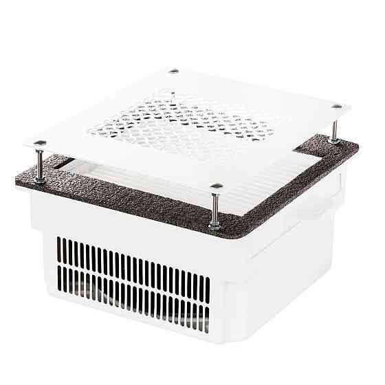 Встраиваемая маникюрная вытяжка Teri Turbo белая (решетка белая) Киев