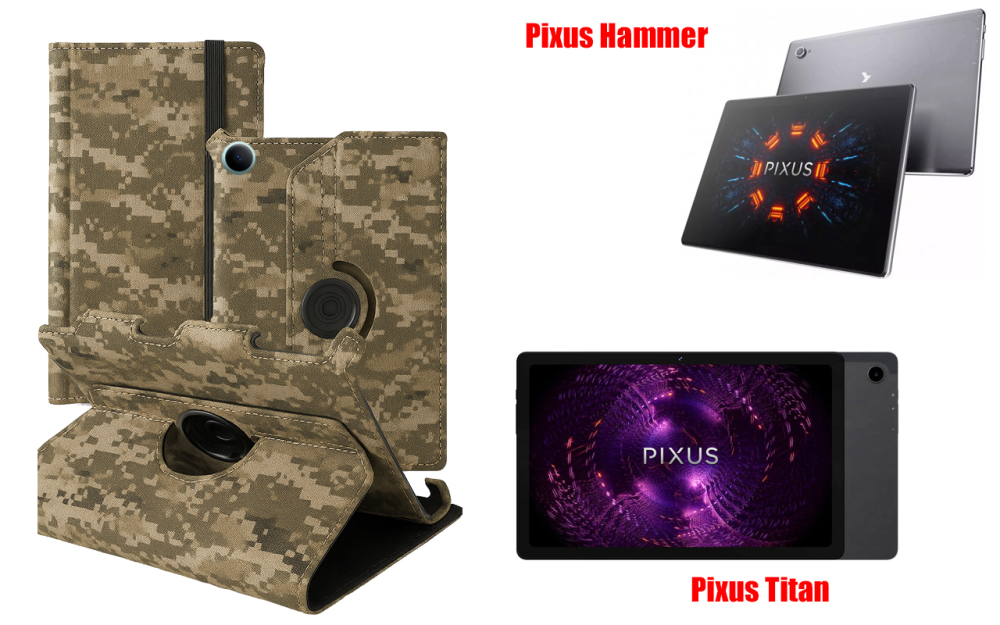 Чохол Spinner360 для планшета Pixus Hammer, Pixus Titan, колір Xaki Київ - фото 1