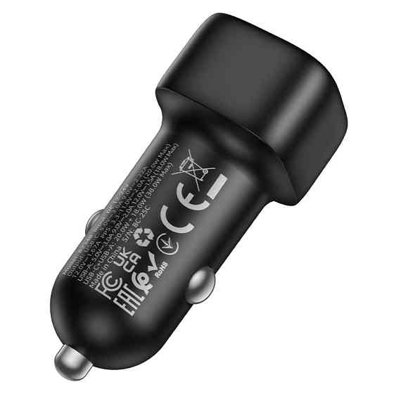 Автомобильное зарядное устройство BOROFONE BZ34B Cloud PD38W(1C1A) car charger Black Киев