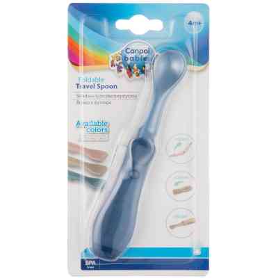 Набір дитячого посуду Canpol babies Kожечка cкладна дорожня - блакитна (56/611_blu) Вінниця