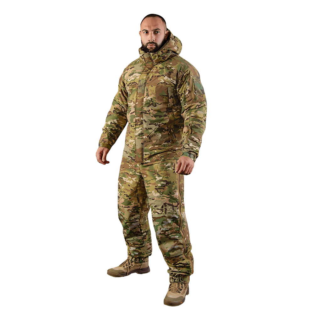 Зимний тактический водонепроницаемый комплект Defender 7 lvl (куртка и штаны) Мультикам L Винница - изображение 1