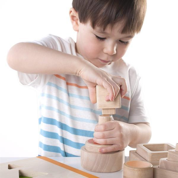 Дерев'яний сортер Guidecraft Manipulatives Фігури і розміри (G6737) Харьков - изображение 8