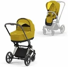 Детская коляска Cybex Priam 3.0 Lux Mustard Yellow Głęboko Spacerowy Киев - изображение 1