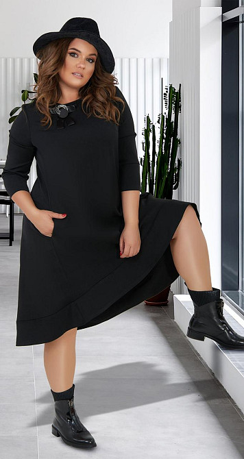 Свободное платье большого размера (42) Киев - изображение 1