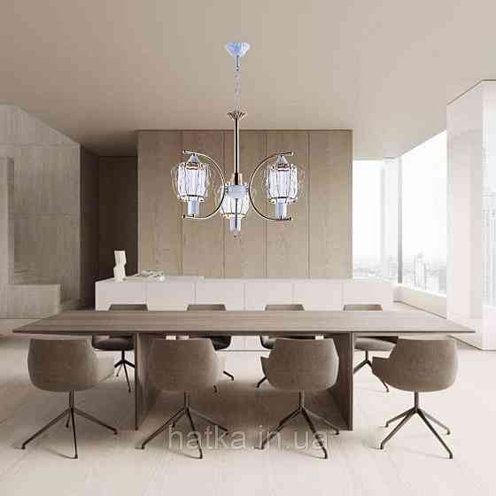 Люстра стельова Sirius Ю 8874А/3 на 3 плафони Київ