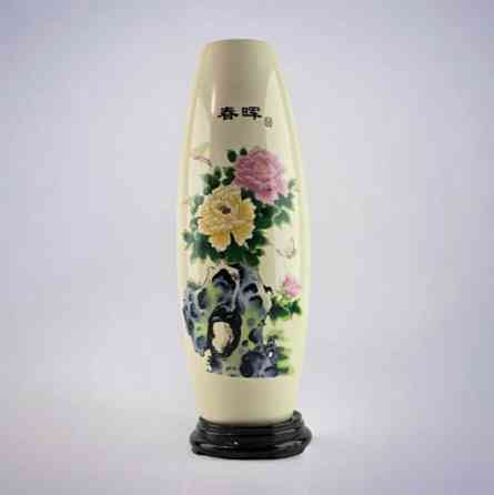 Ваза для квітів із фарфору Півонії Київ