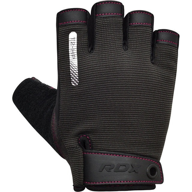 Рукавички для фітнесу RDX T2 Half Pink S Кам'янське - фото 2