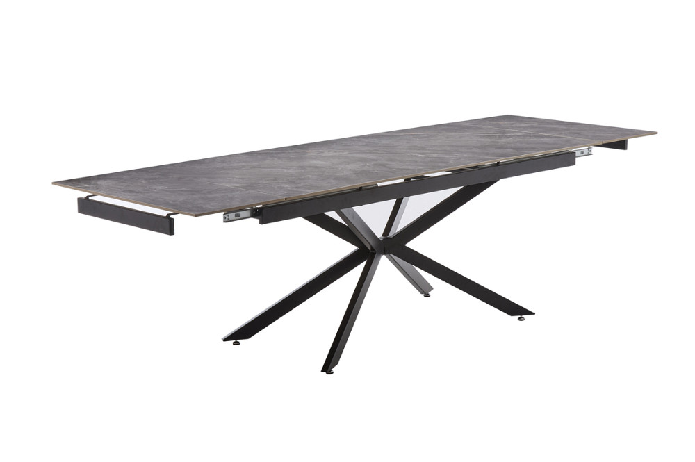 Стіл Магнум 180(+40+40)*90, чорн/керам Армані грей Киев - изображение 1