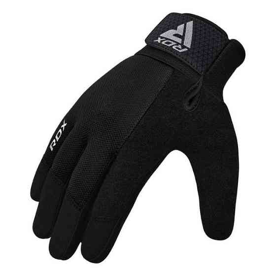 Рукавички для фітнесу RDX W1 Full Finger Plus Black M Каменское