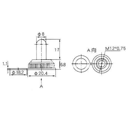 Влагозахисні силіконові колпачки для тумблера, 10 шт Київ