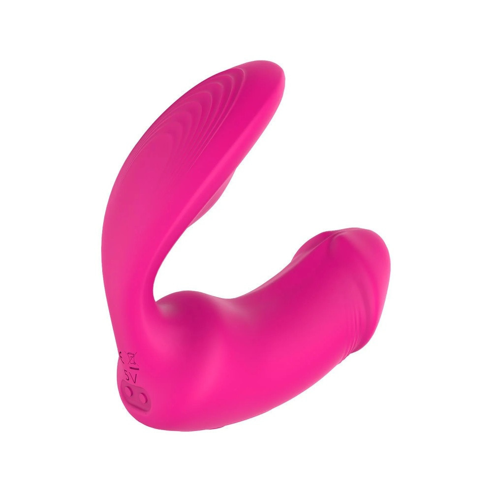 Вагінально-кліторальний вібратор Dream Toys Essentials з пультом, рожевий, 9 × 3 см Sex Aura Київ - фото 6