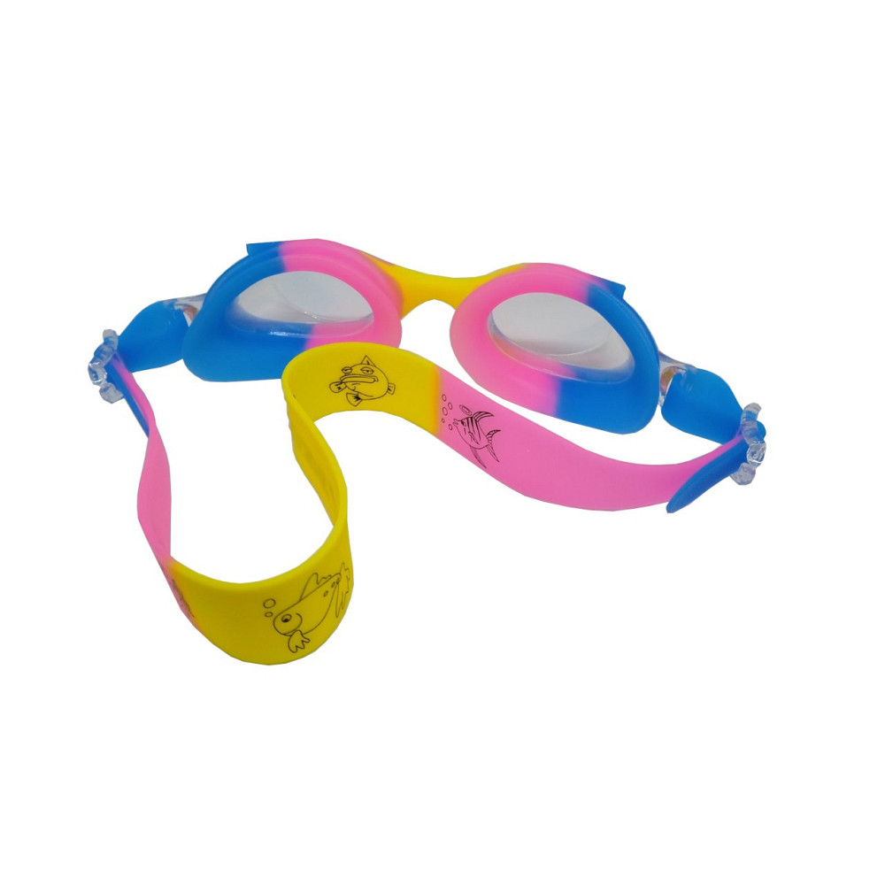 Окуляри для плавання дитячі LEACCO SG700 Вишневе - фото 2