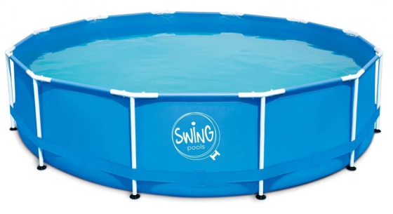 Бассейн каркасный 4.57х1.22 м без фильтра AZURO Swing Киев