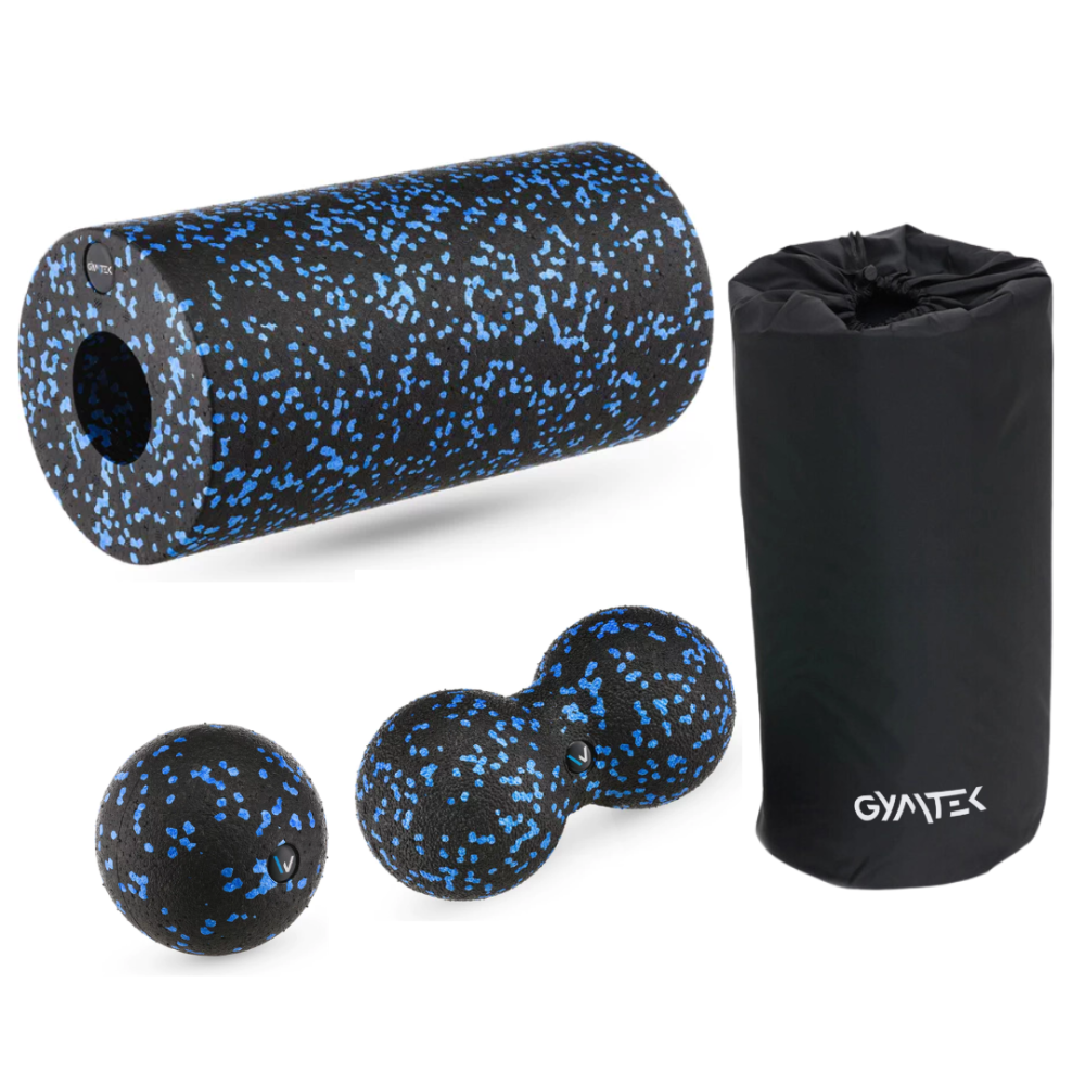 Набір масажерів Gymtek для йоги та фітнесу EPP чорно-синій Киев - изображение 10