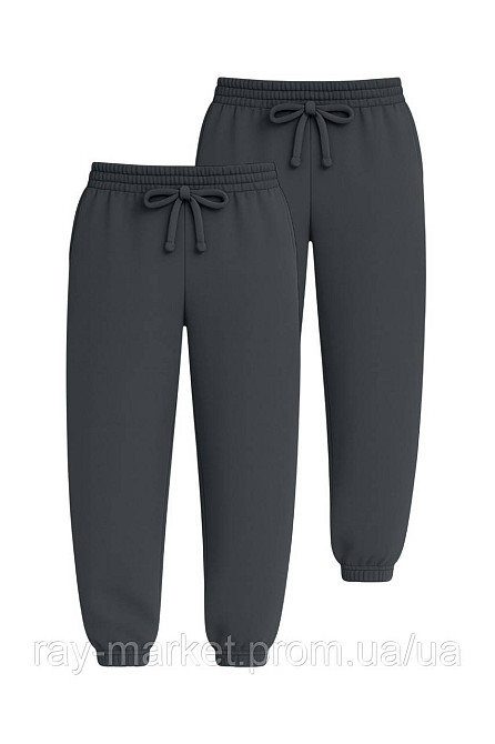 Набір жіночий штани базові 2шт RAY PREMIUM LOOSE комбінований Темно-сірий/Темно-сірий (U0909W-Grey-Pack) L Київ - фото 1