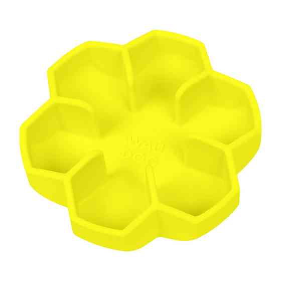 Миска для медленного питания WAUDOG Silicone, 750 мл, желтый Киев