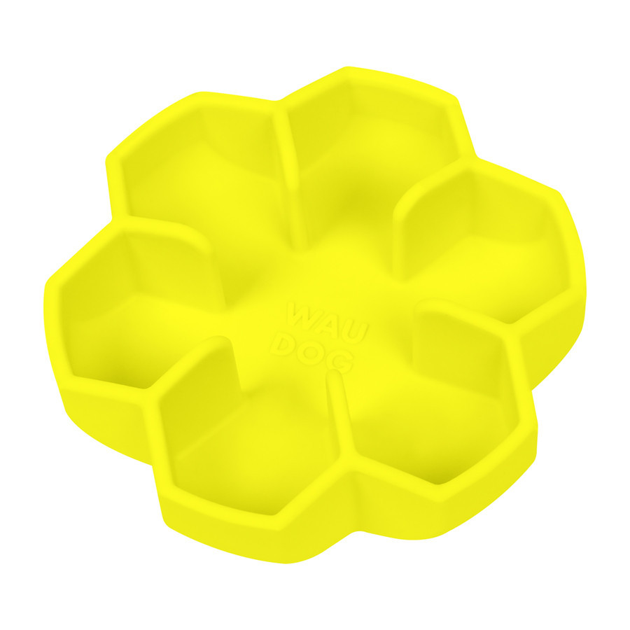 Миска для медленного питания WAUDOG Silicone, 750 мл, желтый Киев - изображение 5