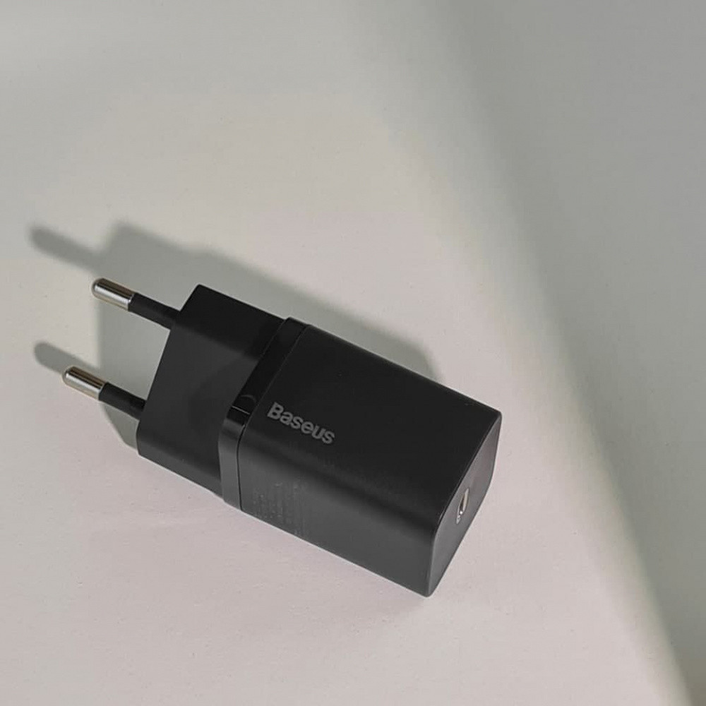 Сетевое зарядное устройство для Baseus Super Silicone PD Charger 20W Type-C синий Львов - изображение 4
