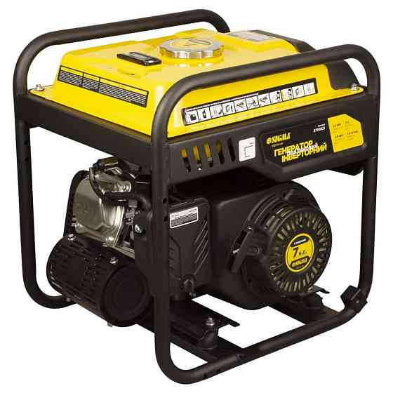 Генератор інверторний бензиновий 230 В 2.2/2.5 кВт 7 л 4-тактний ручний запуск SIGMA (5710821) Київ