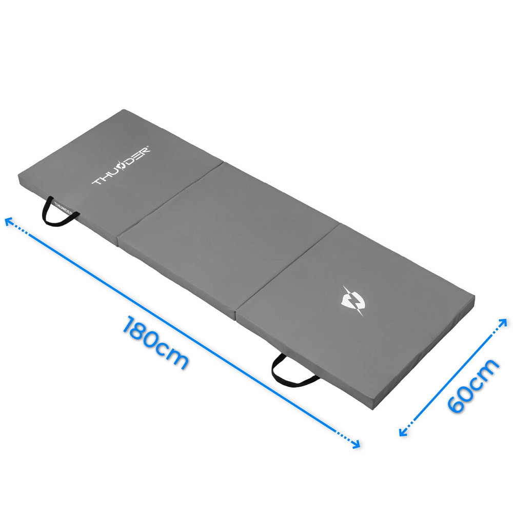 Мат гімнастичний THUNDER MG-01, 180 х 60 х 4 см, сірий Київ - фото 4