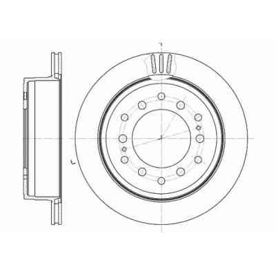 Тормозной диск REMSA 6956.10 Винница