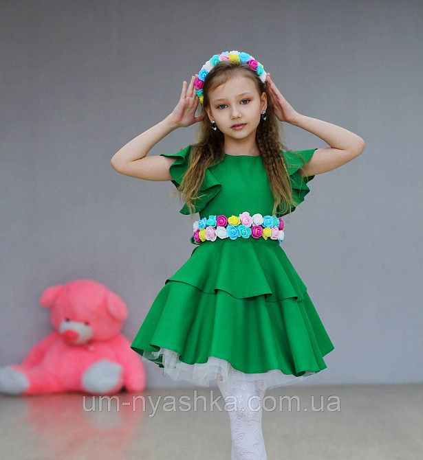 Платье Весны Зеленое пышное платье Весна Кривой Рог - изображение 3