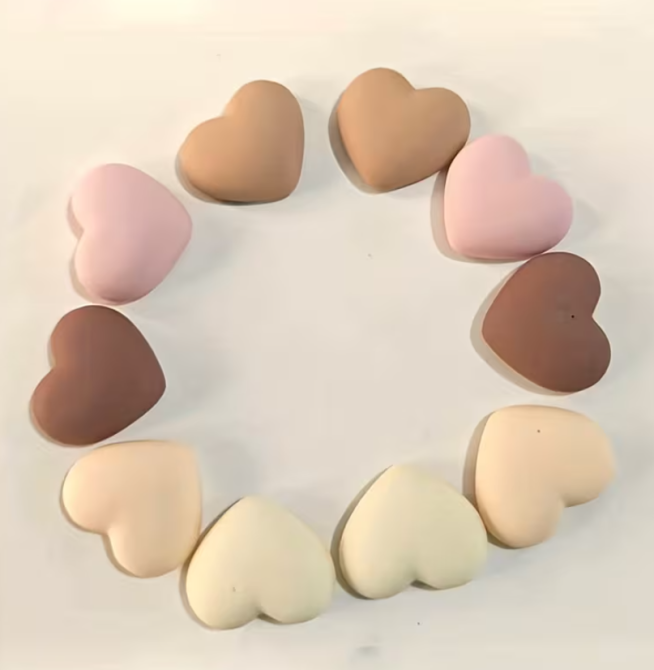 Набір магнітів «Серце» 10 шт, пастельні кольори Київ - фото 2