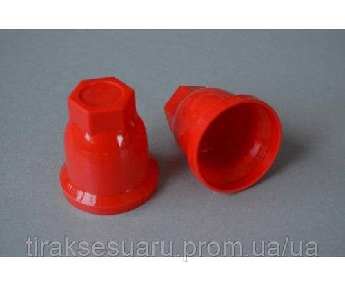Ковпачок на гайку колеса 33 червоний  Ковпачок на гайку 33 Ковпачок на 33 гайку Луцьк - фото 1