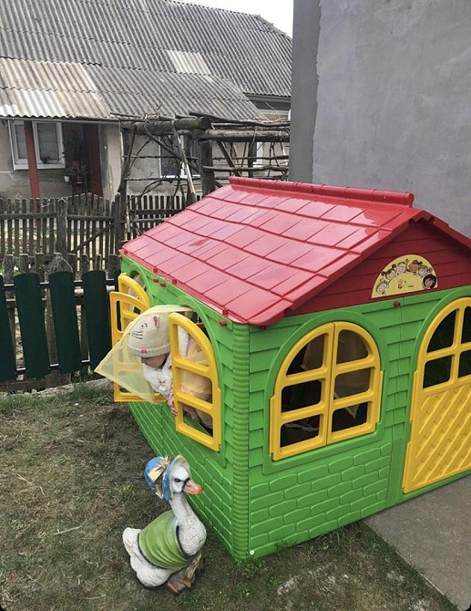 Дитячий ігровий пластиковий будиночок зі шторками Doloni для дітей Київ - фото 7