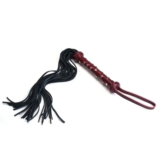 Флогер Liebe Seele Wine Red Studded Flogger Львів