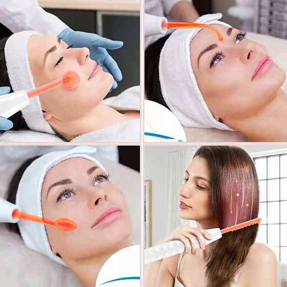 Косметологический дарсонваль + 4 насадки, от сети 220В, LZ 006A / Аппарат по уходу за кожей лица и тела Киев