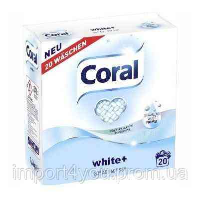 Coral 20p/ 1,4kg White+ порошок для білого (4)[D] 