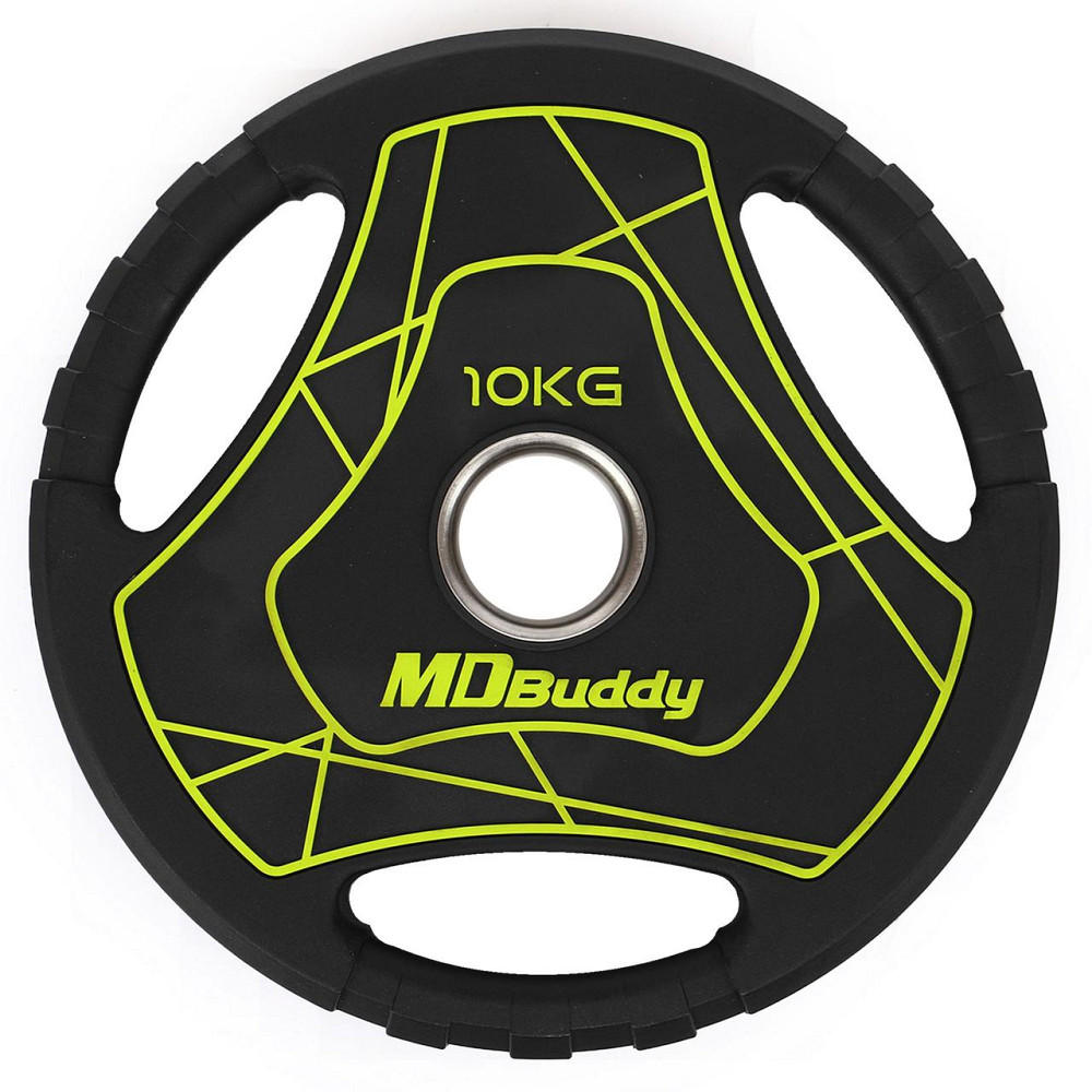 Блин (диск) полиуретановый 10 кг 51 мм MD Buddy-9647-10 Киев - изображение 2