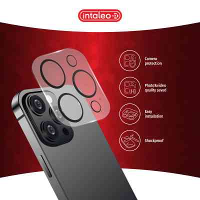 Скло захисне Intaleo Camera Lens Apple iPhone 13 Pro / 13 Pro Max Black (1283126565311) Вінниця