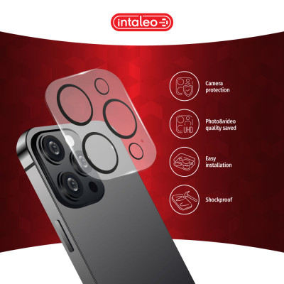 Скло захисне Intaleo Camera Lens Apple iPhone 13 Pro / 13 Pro Max Black (1283126565311) Вінниця - фото 3
