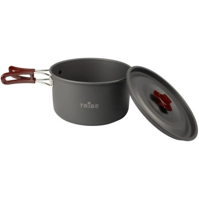 Котел туристический Tribe Pot 1,9 л Alu алюмінієвий (T-FH-0014-grey) Винница - изображение 9