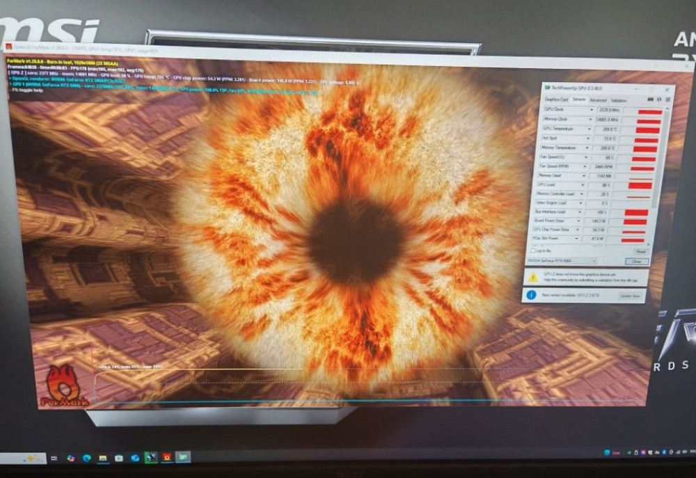 Відеокарта RTX 5060 Msi Ventus 2x ос (8 Gb DDR7, Pci 5.0) Київ - фото 1