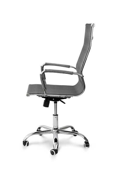 Стілець офісний Нетворк, PVC сітка сірий Киев - изображение 3