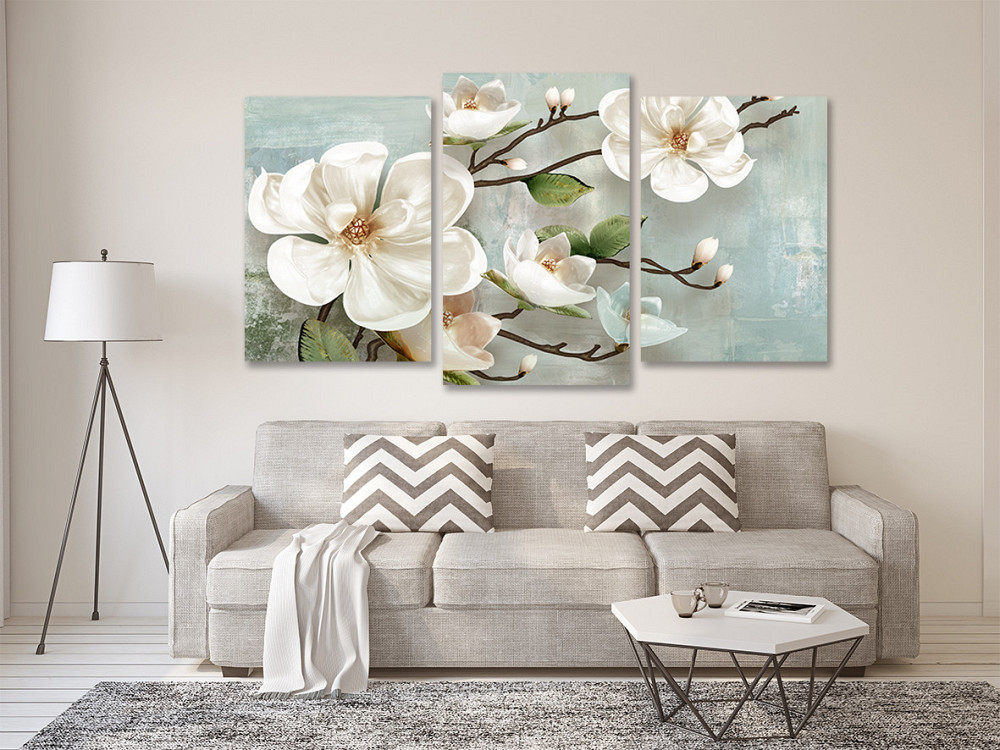 Модульна картина у вітальню/ спальню Малюнок Орхідея Art-587_3 70x130 см Київ - фото 2