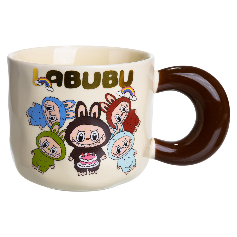 Чашка порцелянова Labubu 400 (мл) подарункова кружка прикольна чашка для дітей на подарунок FM-21A Коломыя - изображение 3