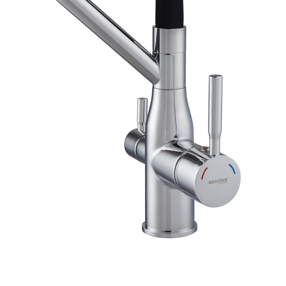 Кухонный смеситель MixxusPremium Gravity 021 REFL.BLACK (MI6977) высокого качества Харьков - изображение 3