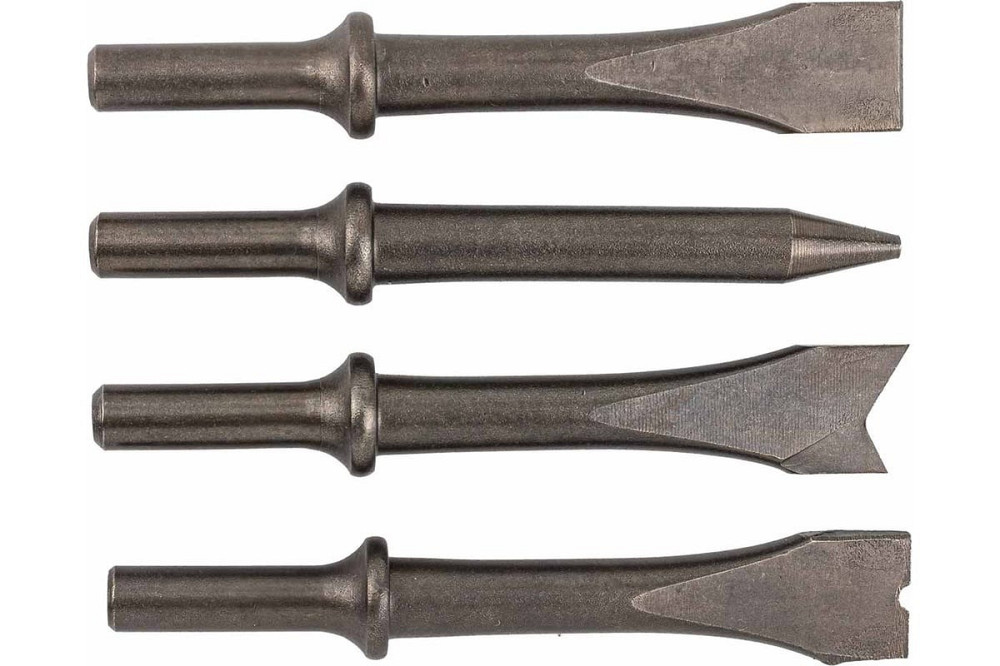 Набір зубил різнопрофільних 4пр.(кругла посадка ø10мм,L-125мм),в блістері Одеса - фото 2