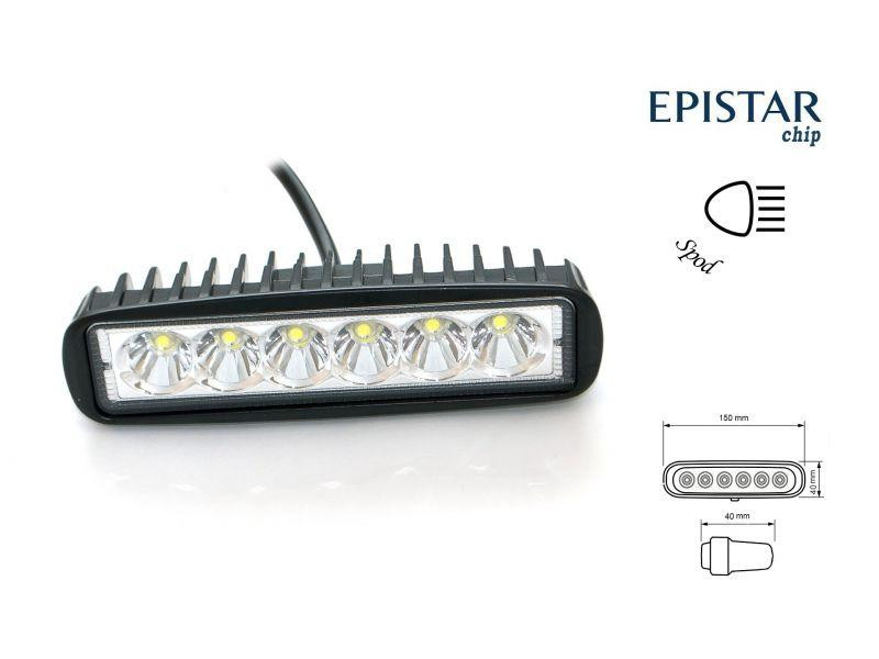 Фара додаткового світла 07T - 18W / 40 / Spot спрямований промінь світла кут свічення 30° вольтаж 12-24V Харків - фото 1