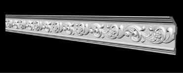 Стельовий плінтус 2 м GP-63 138х59 mm для натяжних стель Дніпро