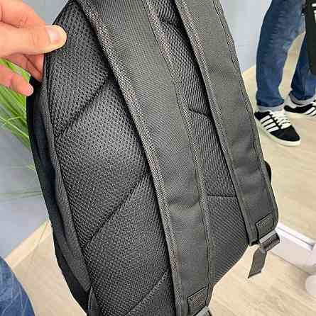 Рюкзак спортивный мужской городской черный Андер Армор Белый значок, молодежный вместительный рюкзакMasterSem Киев