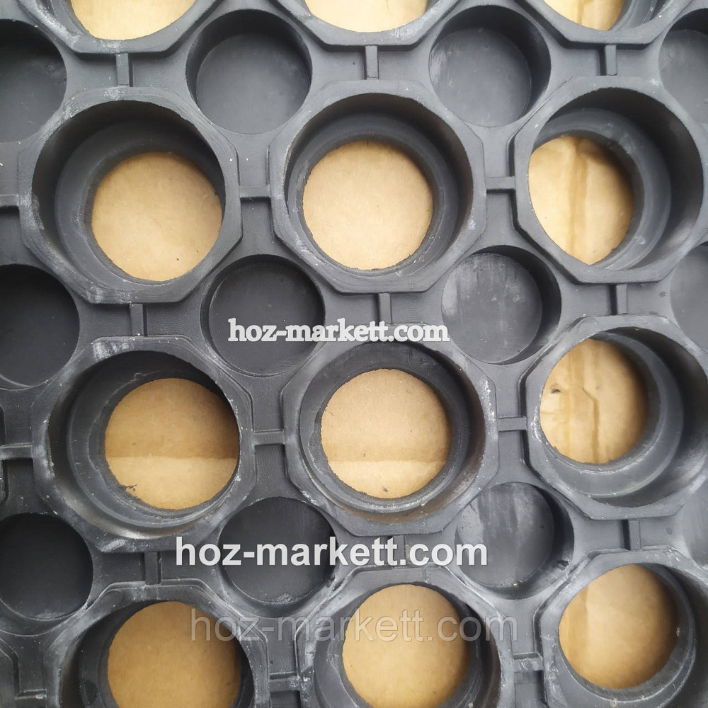 Килимок 150 см х 92 см х 1.2 см гумовий Скандинавія з отворами, гумове покриття Ковер 1500 х 916 Харків - фото 3