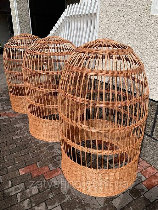 Красива велика люстра плетена в ресторан Київ - фото 3