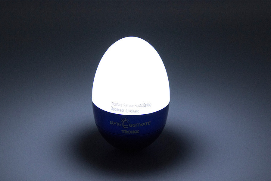 Світильник-нічник з LED-таймером Troika Eggtivate з датчиком вібрації (Синій) Київ - фото 2