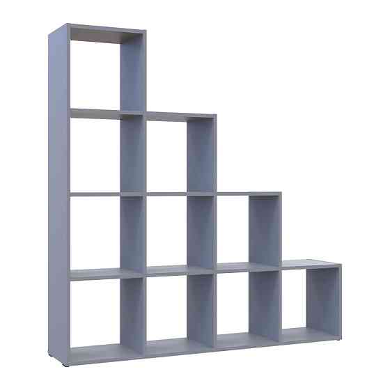 Стеллаж Doros Степь 4х4 Серый открытый 136.2х28.8х140.7 DRS-011772 (41516179) Днепр