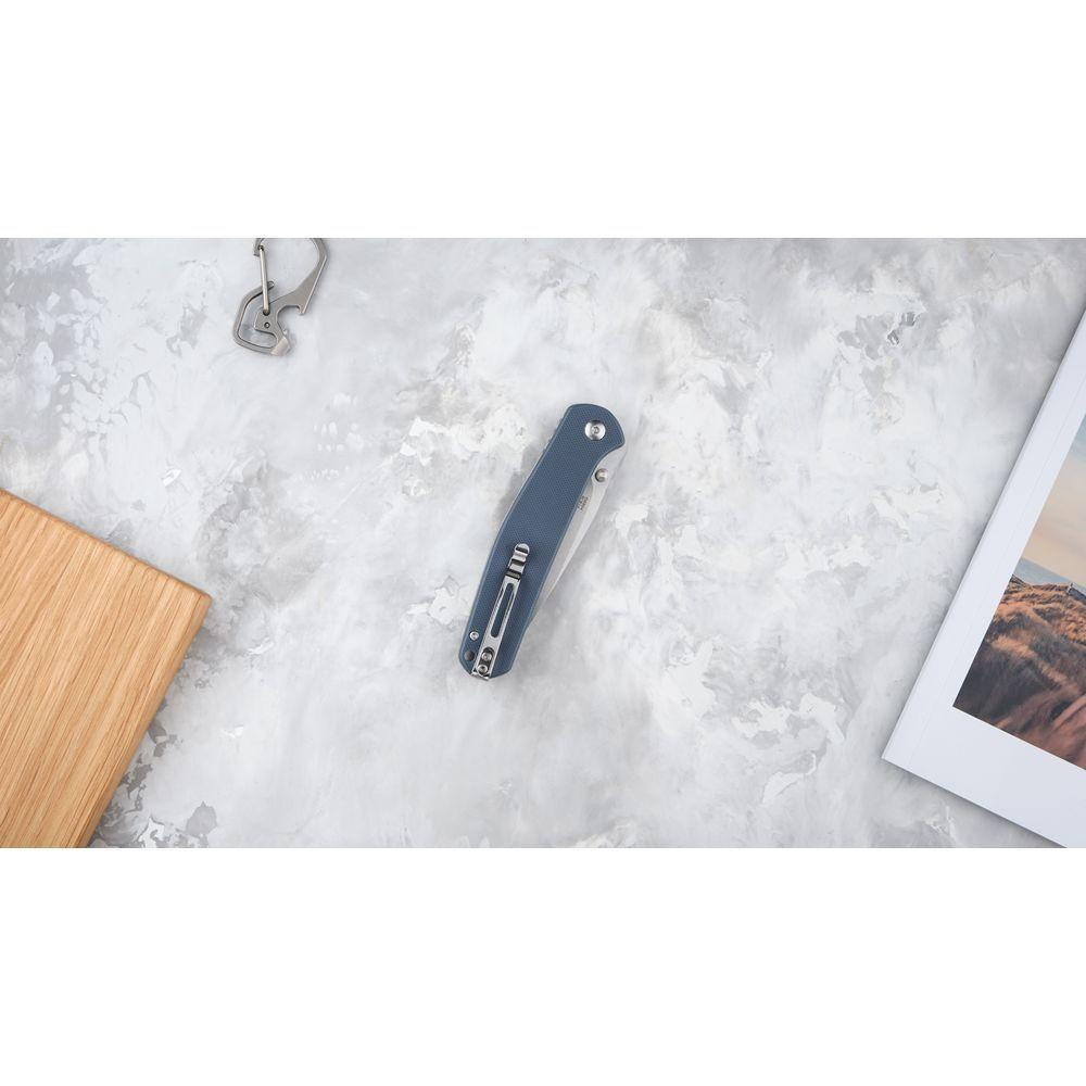 Нож складной Ganzo G6804 cерый Киев - изображение 10